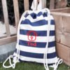 Pip & Me Striped Toy Bag