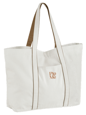 Pip & Me Heavyweight Large Pocket Tote Bag