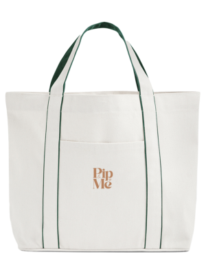 Pip & Me Heavyweight Medium Pocket Tote Bag