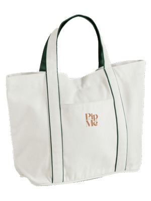 Pip & Me Heavyweight Medium Pocket Tote Bag