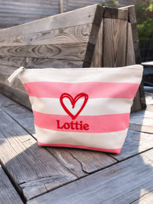 Pip & Me Striped Accessory Pouch