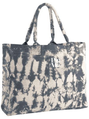 Pip & Me Tie Dye Oversized Canvas Tote Bag