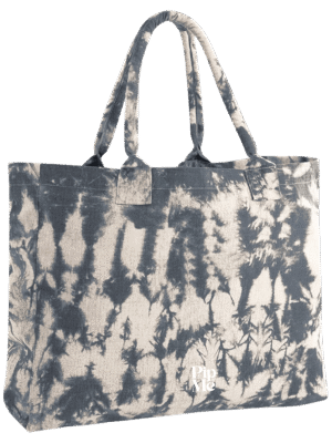 Pip & Me Tie Dye Oversized Canvas Tote Bag