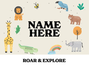 Pip & Me Heavyweight Storage Basket - ROAR & EXPLORE