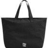 Pip & Me Oversized Heavyweight Canvas Zip Tote Bag - "Black"