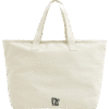Pip & Me Oversized Heavyweight Canvas Zip Tote Bag - "Natural"