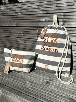 Pip & Me Striped Toy Carry Bag