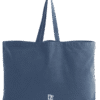 Pip & Me Wash Effect Dyed Oversized Tote Bag - "Vintage Denim"