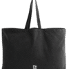 Pip & Me Wash Effect Dyed Oversized Tote Bag - "Vintage Black"