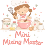 Pip & Me "Little Baker" Children's Apron - Girls - Mini Mixing Master
