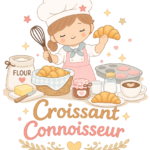 Pip & Me "Little Baker" Children's Apron - Girls - Croissant Connoisseur