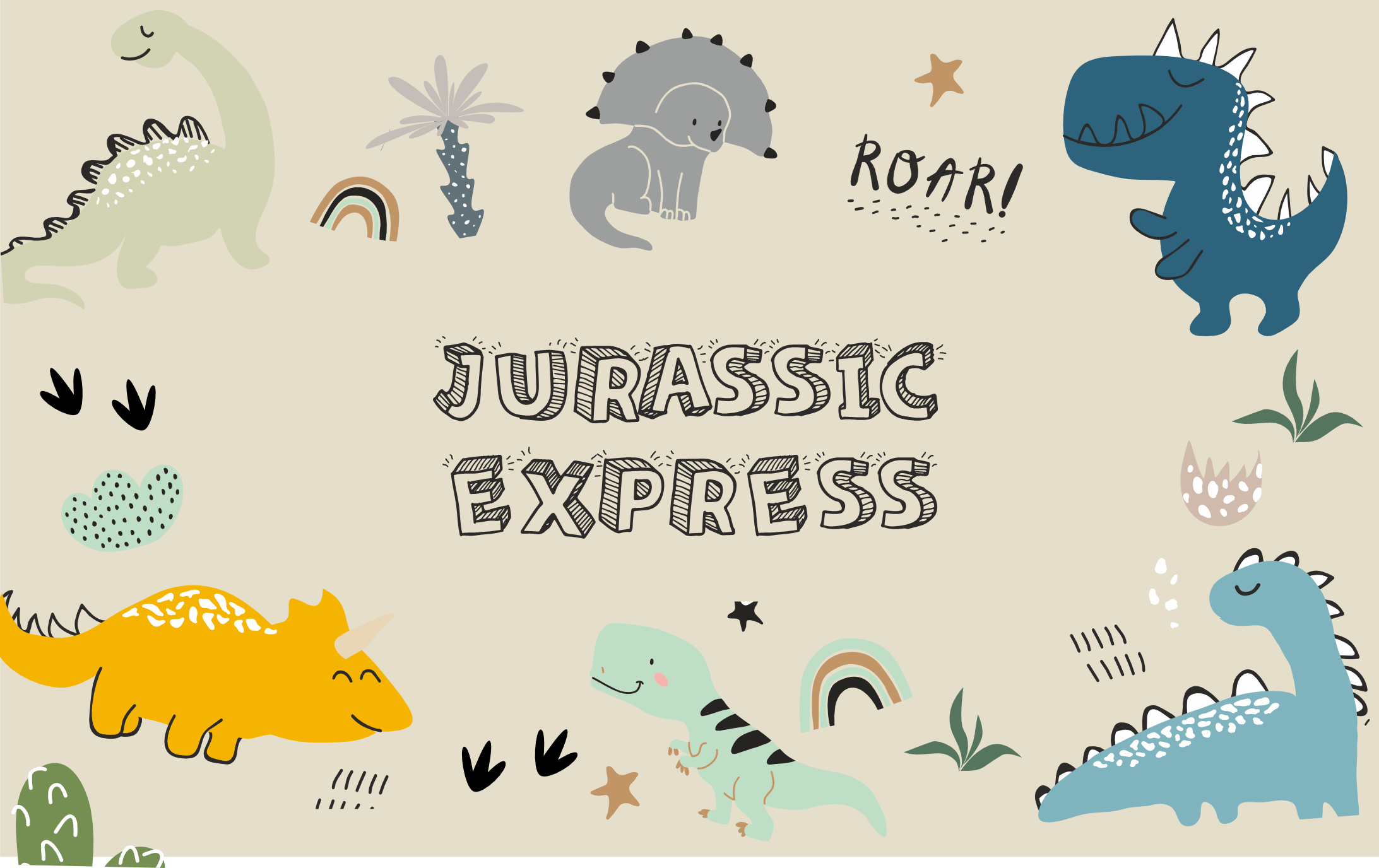 Pip & Me Little Adventurer Rucksack - JURASSIC JOURNEY