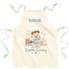 Pip & Me "Little Baker" Children's Apron - Boys - Natural / Pistachio