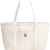 Pip & Me Organic Heritage Stripe Pocket Tote - Heritage Red