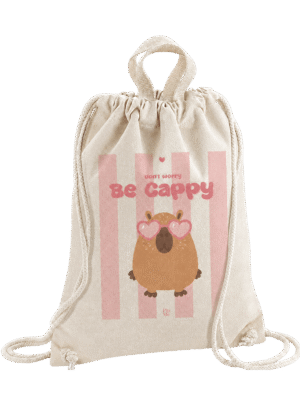 Pip & Me Capybara “Be Cappy” Organic Toy Carry Bag