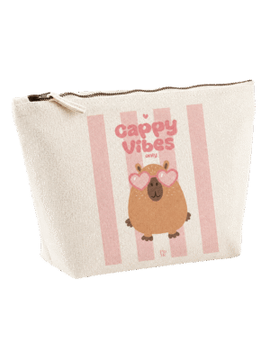 Pip & Me Capybara “Be Cappy” Organic Accessory Bag