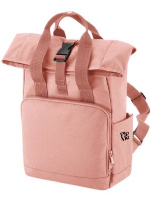 Pip & Me Little Explorer Roll Top Backpack - Blush Pink