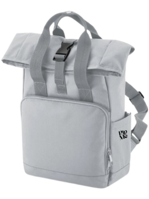 Pip & Me Little Explorer Roll Top Backpack - Light Grey