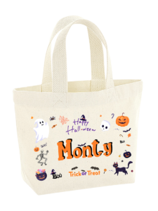Pip & Me Organic Trick Or Treat Halloween Bag - Spooky Halloween