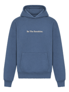 Pip & Me Signature Heavyweight Oversized Hoodie - Airforce Blue