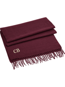 Pip & Me Oversized Woven Scarf - Burgundy