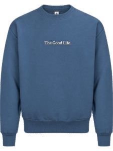 Pip & Me Signature Heavyweight Oversized Sweatshirt - Airforce Blue