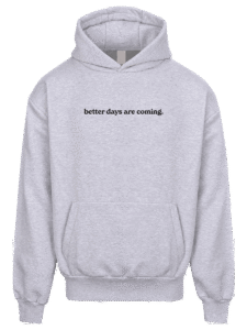 Pip & Me Signature Heavyweight Oversized Hoodie - Ash