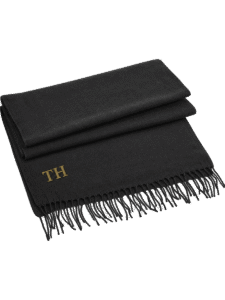 Pip & Me Oversized Woven Scarf - Black