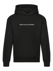 Pip & Me Signature Heavyweight Oversized Hoodie - Deep Black