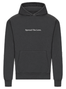Pip & Me Signature Heavyweight Oversized Hoodie - Solid Charcoal