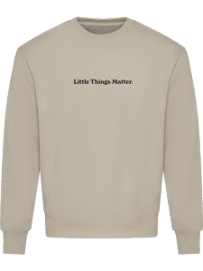 Pip & Me Signature Heavyweight Oversized Sweatshirt - Natural Stone