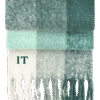 Pip & Me Oversized Chunky Premium Check Scarf - Green Check