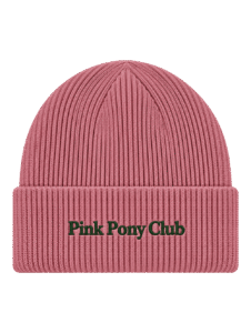Pip & Me Deep Cuff Ribbed Slogan Beanie - Dusty Purple