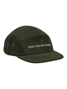 Pip & Me Organic Cord Heritage Cap - Forest Green
